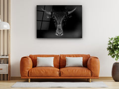 ・"The Bull"・Glass Wall Art