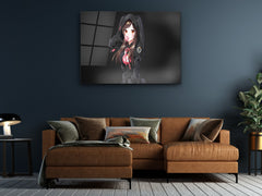 ・"Anime Character Illustration"・Glass Wall Art