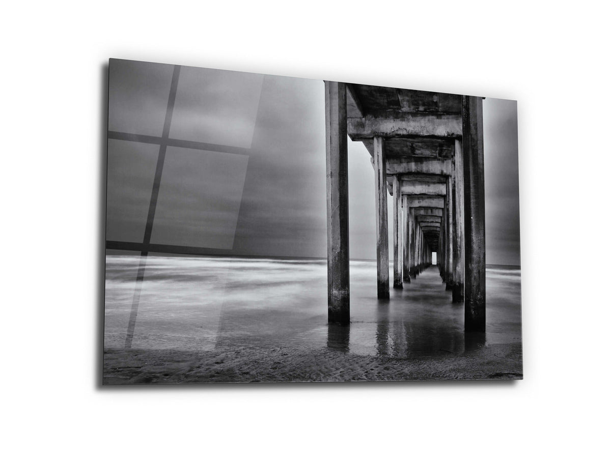 ・"La Jolla Beach"・Glass Wall Art