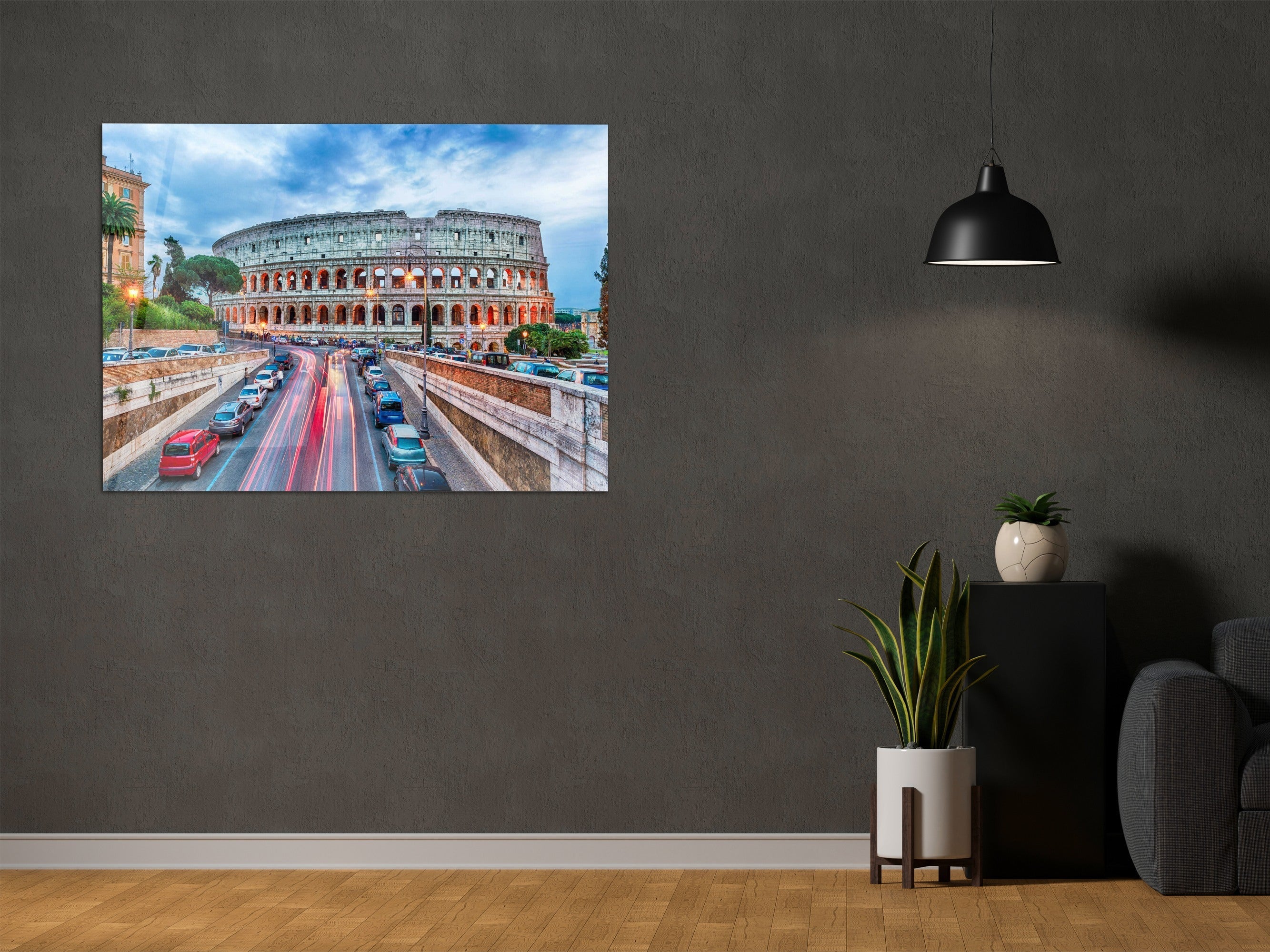 ・"Rome's Colosseum"・Glass Wall Art