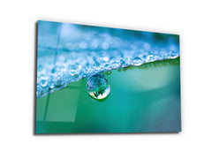 ・"Reflective Water Drop"・Glass Wall Art