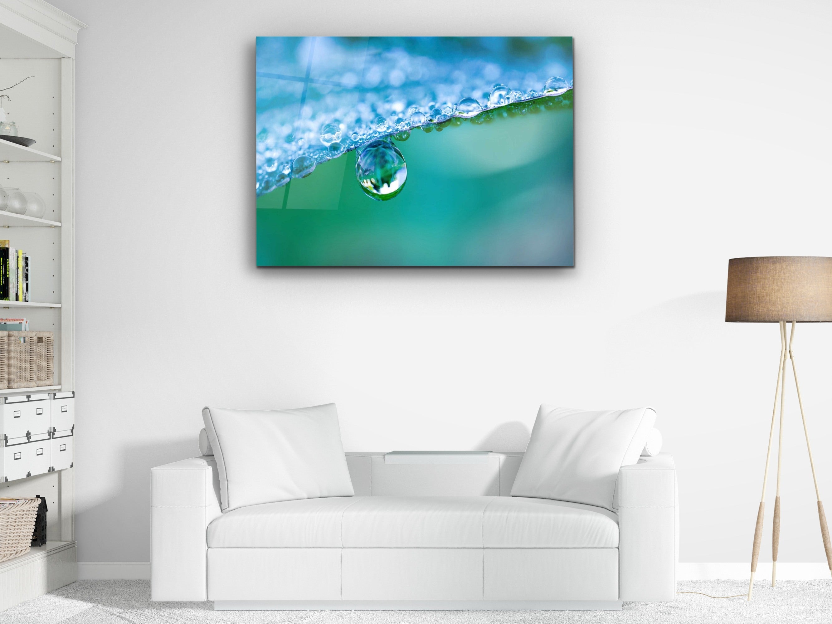 ・"Reflective Water Drop"・Glass Wall Art