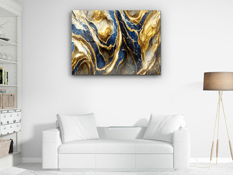 ・"Luxurious Marble Texture"・Glass Wall Art
