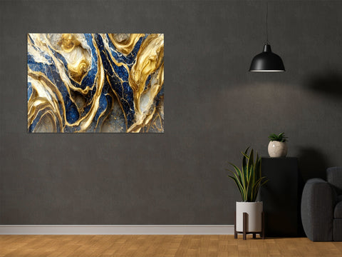 ・"Luxurious Marble Texture"・Glass Wall Art