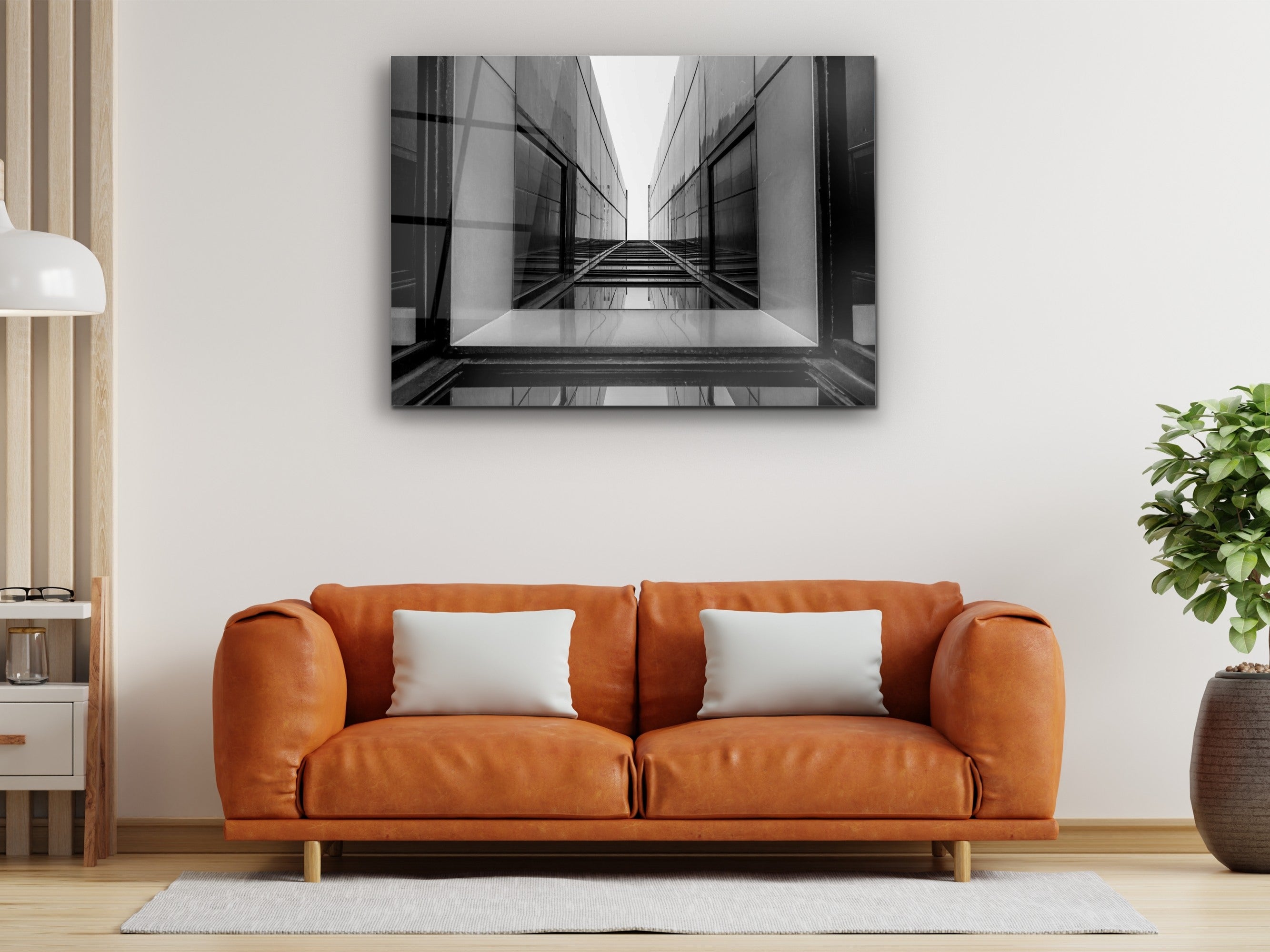 ・"Cityscape Modern Architecture"・Glass Wall Art