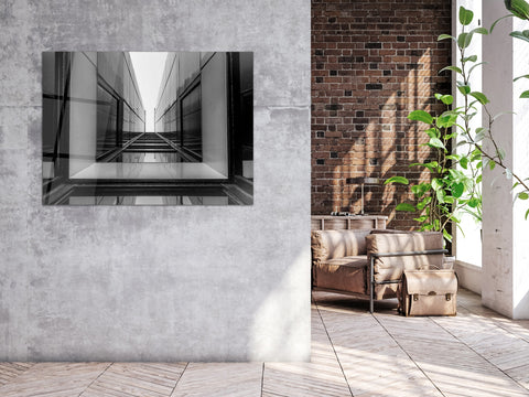 ・"Cityscape Modern Architecture"・Glass Wall Art