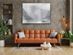 ・"Abstract Polygonal "・Glass Wall Art