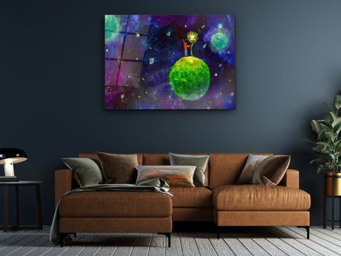 ・"Whimsical Fantasy"・Glass Wall Art