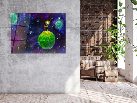 ・"Whimsical Fantasy"・Glass Wall Art