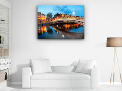 ・"Ha'penny Bridge"・Glass Wall Art - Wonders Of Wall