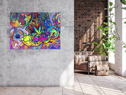 ・"High Level of Pictures"・Glass Wall Art
