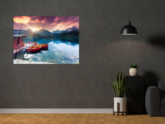 ・"Lake of Dream strbske Pleso"・Glass Wall Art - Wonders Of Wall