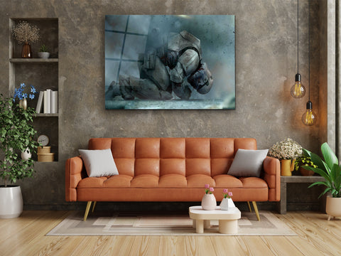 ・"Last Wish of the Trooper"・Glass Wall Art