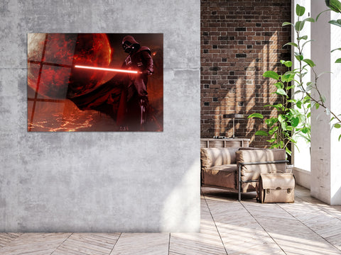 ・"Lord Vader Waits"・Glass Wall Art