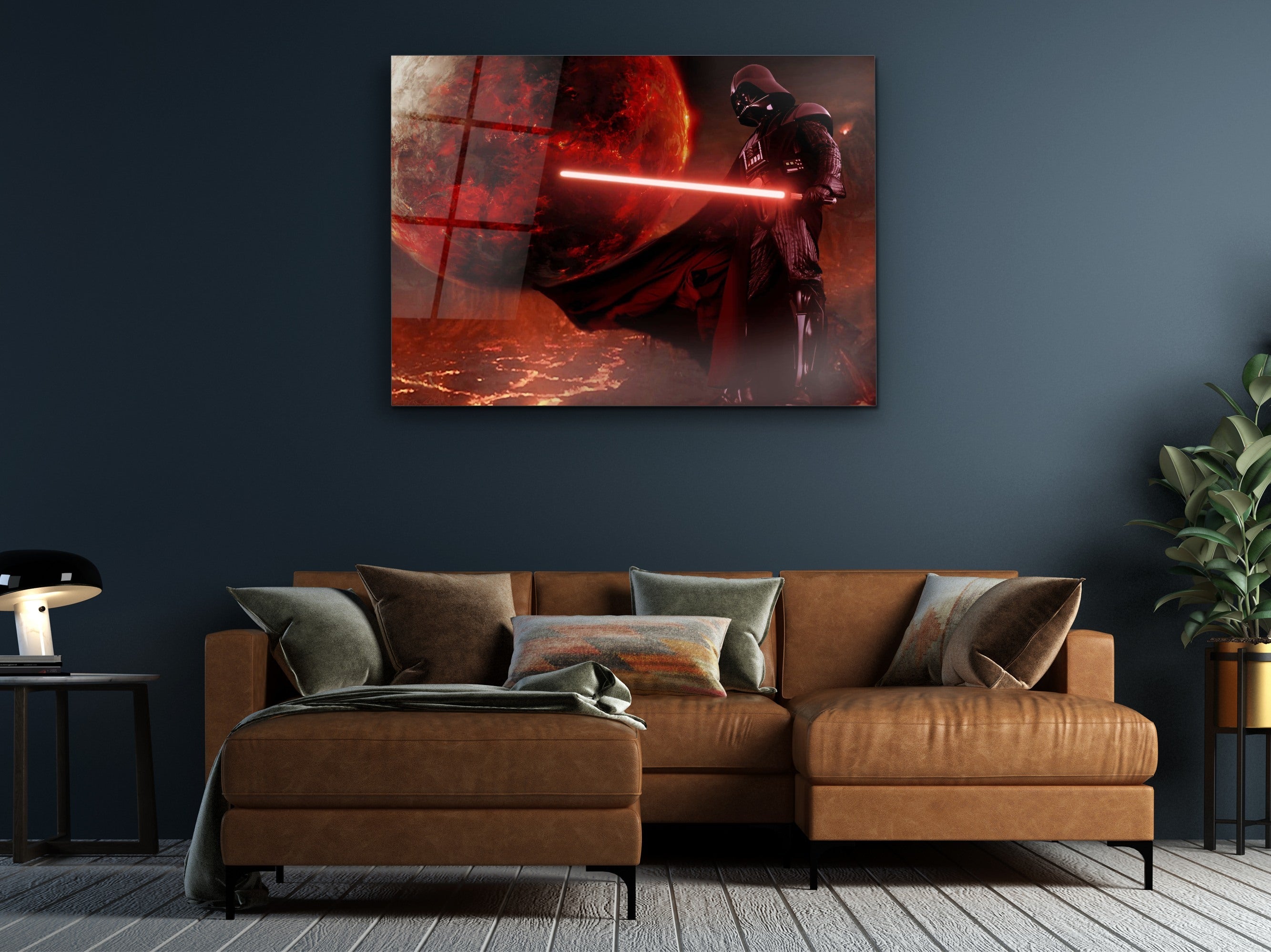 ・"Lord Vader Waits"・Glass Wall Art