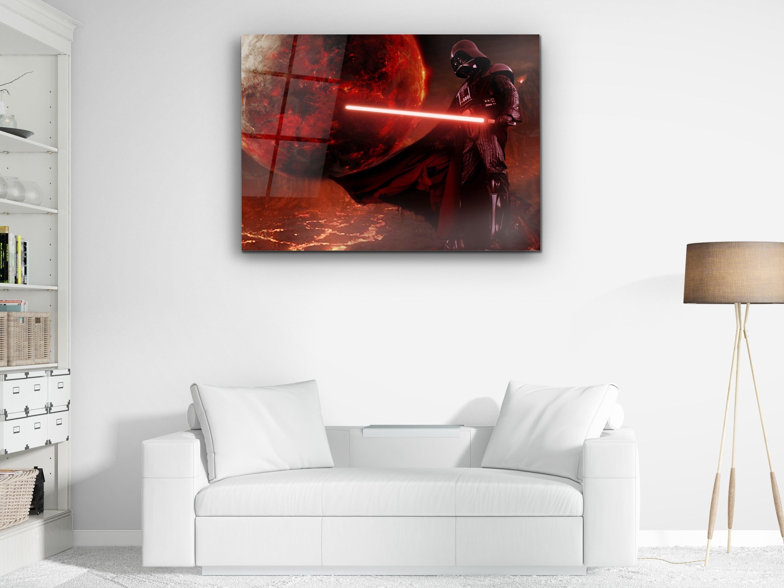 ・"Lord Vader Waits"・Glass Wall Art