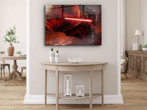 ・"Lord Vader Waits"・Glass Wall Art