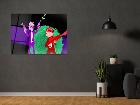 ・"One Portal to Another"・Glass Wall Art