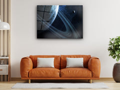 ・"Saturn Effect"・Glass Wall Art - Wonders Of Wall