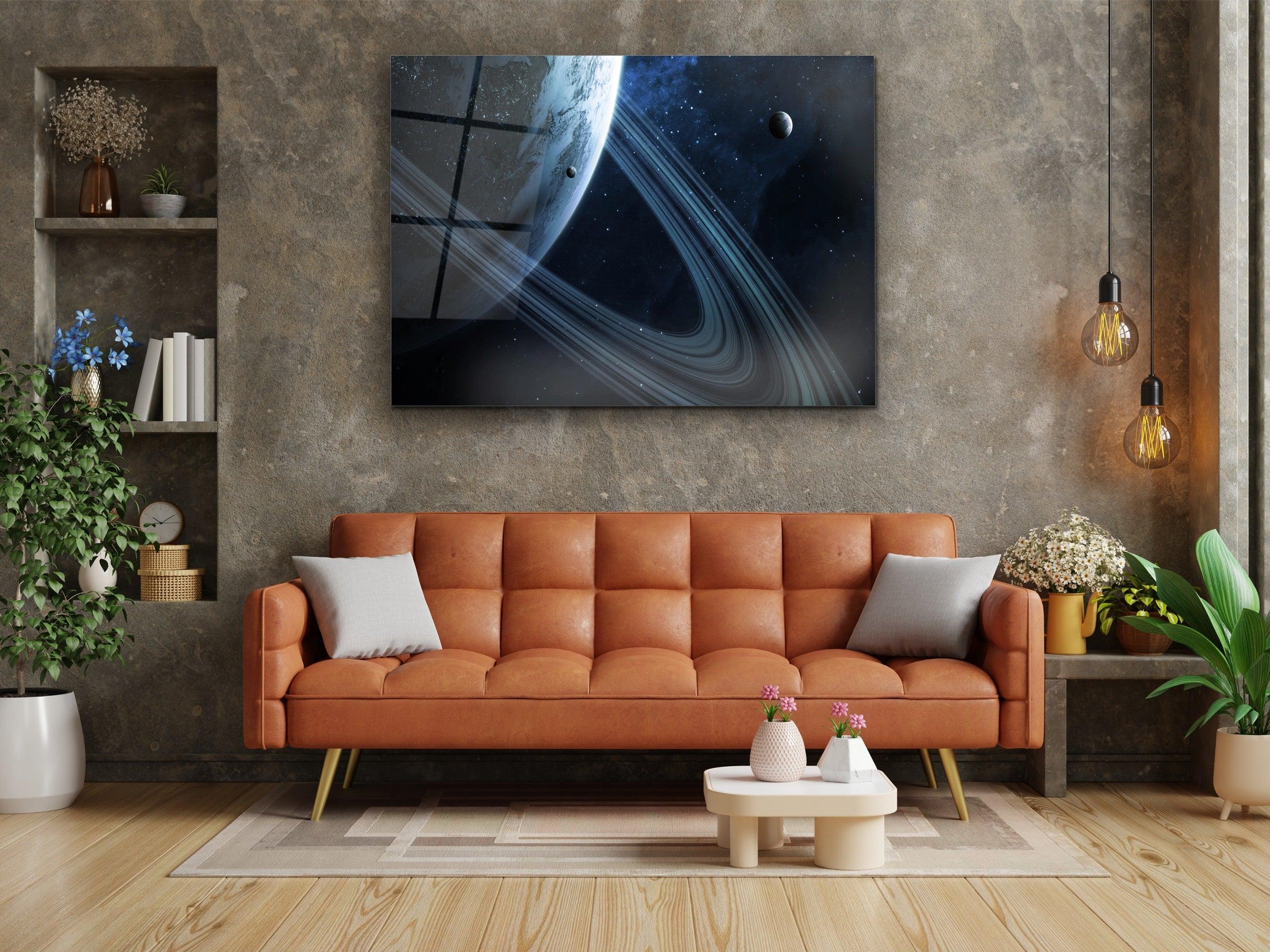 ・"Saturn Effect"・Glass Wall Art - Wonders Of Wall