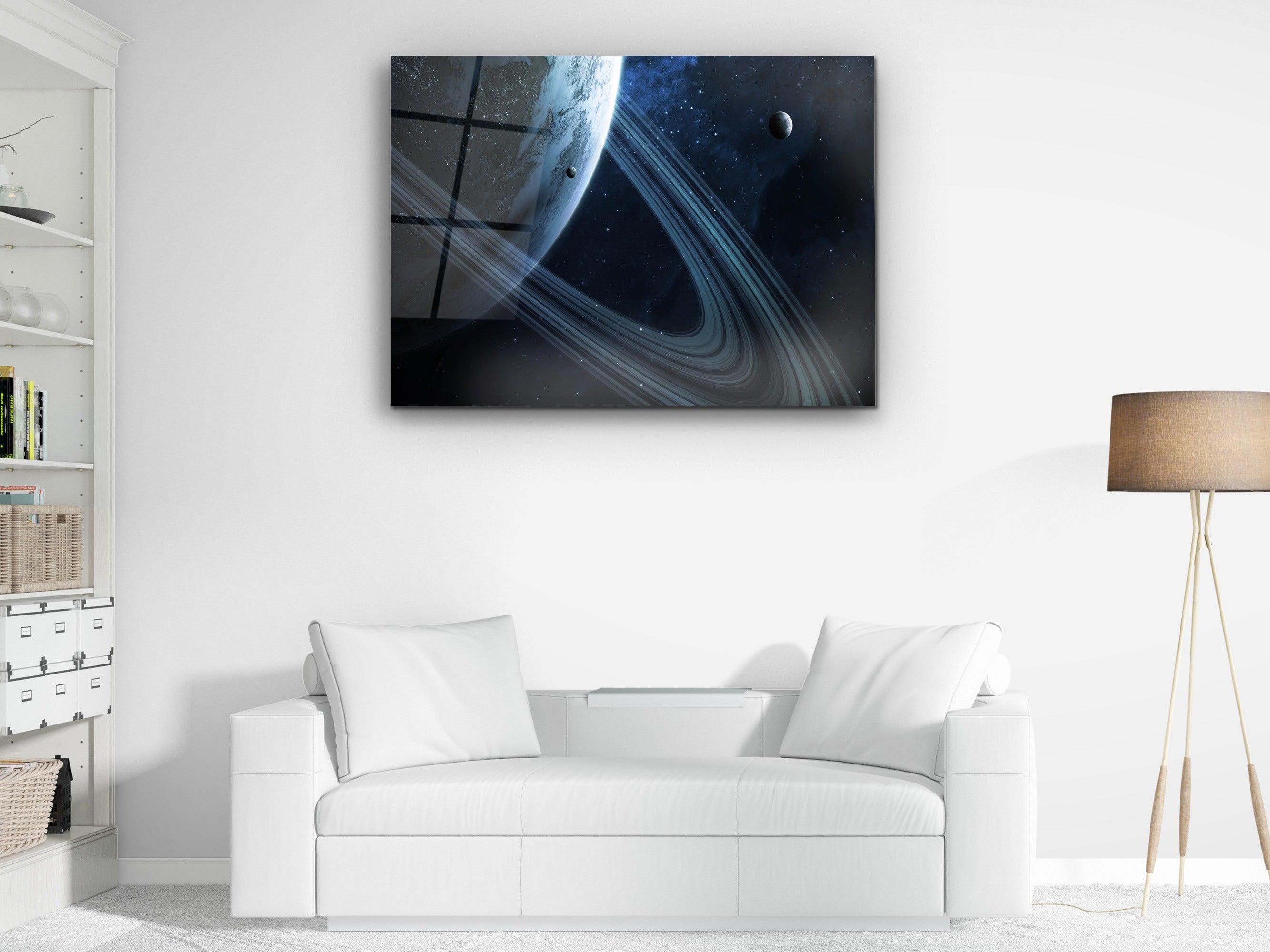 ・"Saturn Effect"・Glass Wall Art - Wonders Of Wall