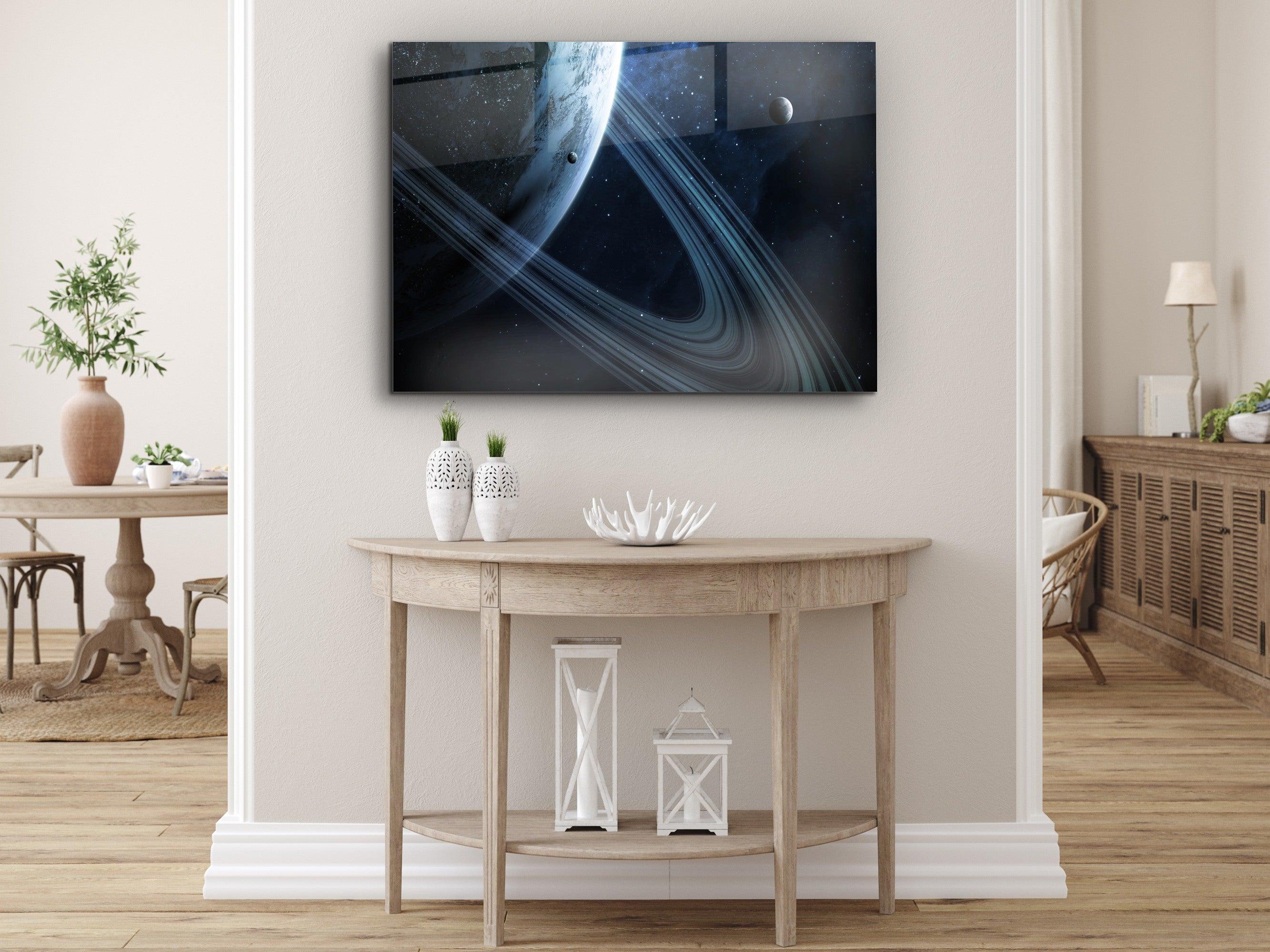 ・"Saturn Effect"・Glass Wall Art - Wonders Of Wall