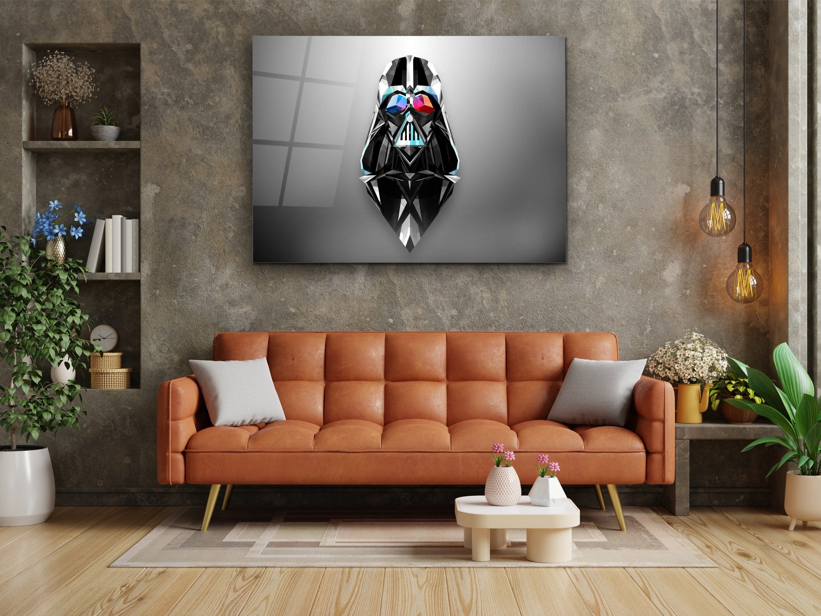 ・"Symbol of the darkside"・Glass Wall Art