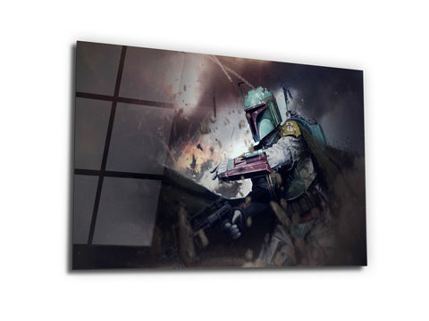 ・"The Last Mandolorian"・Glass Wall Art