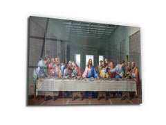 ・"The Last Supper -Da Vinci"・Glass Wall Art