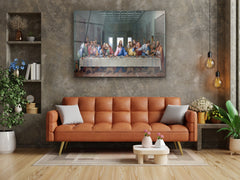 ・"The Last Supper -Da Vinci"・Glass Wall Art