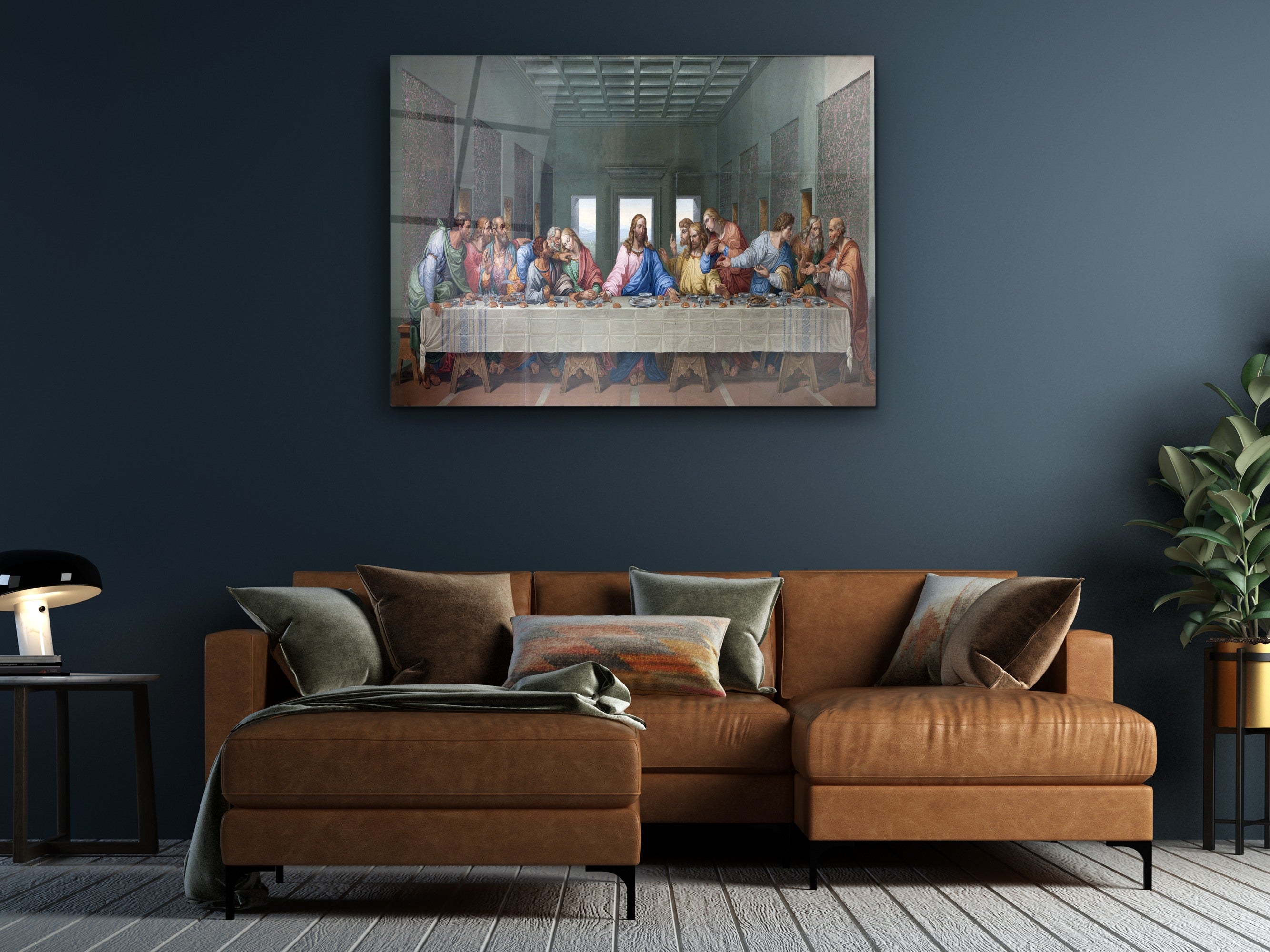 ・"The Last Supper -Da Vinci"・Glass Wall Art