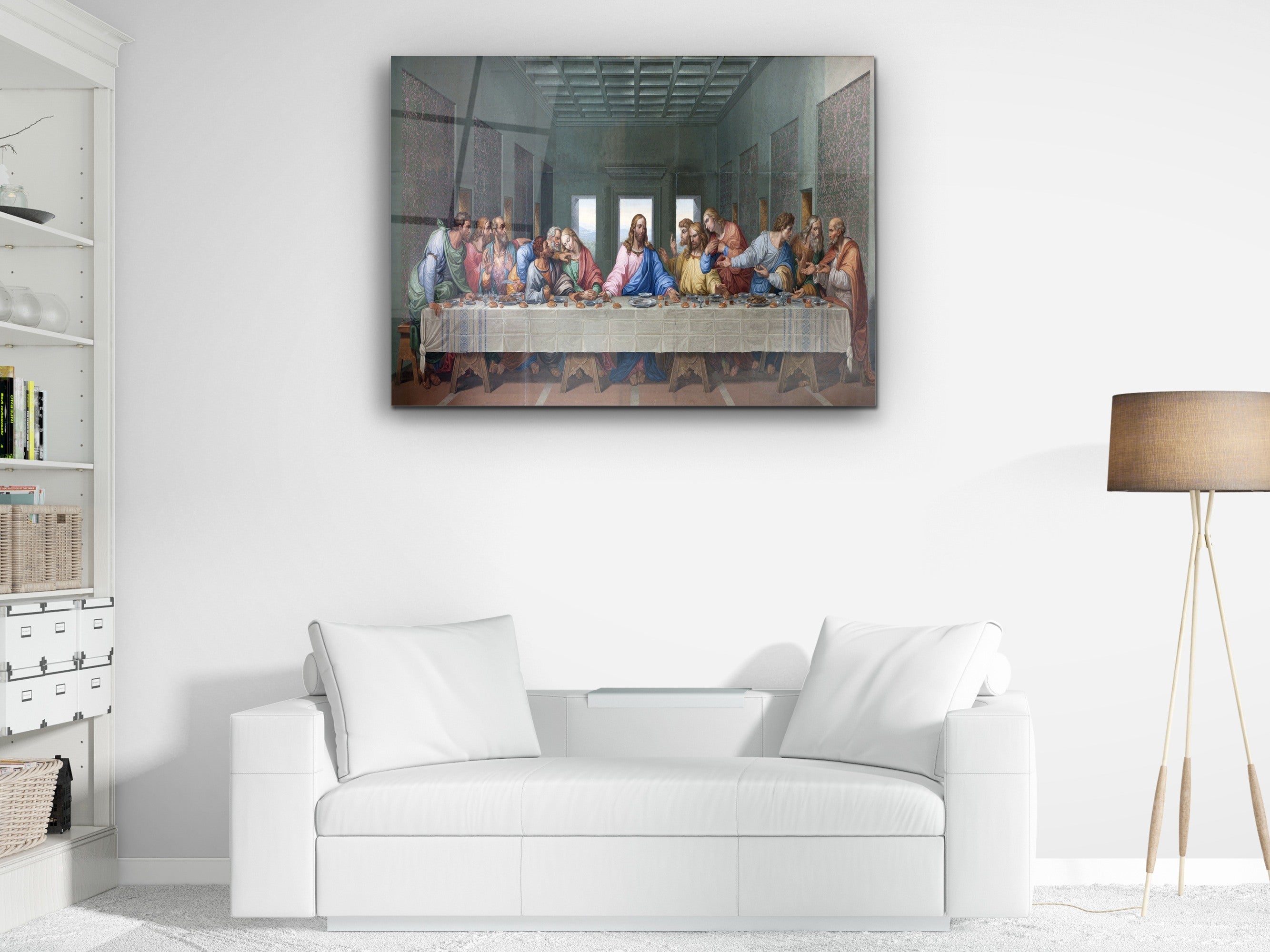 ・"The Last Supper -Da Vinci"・Glass Wall Art