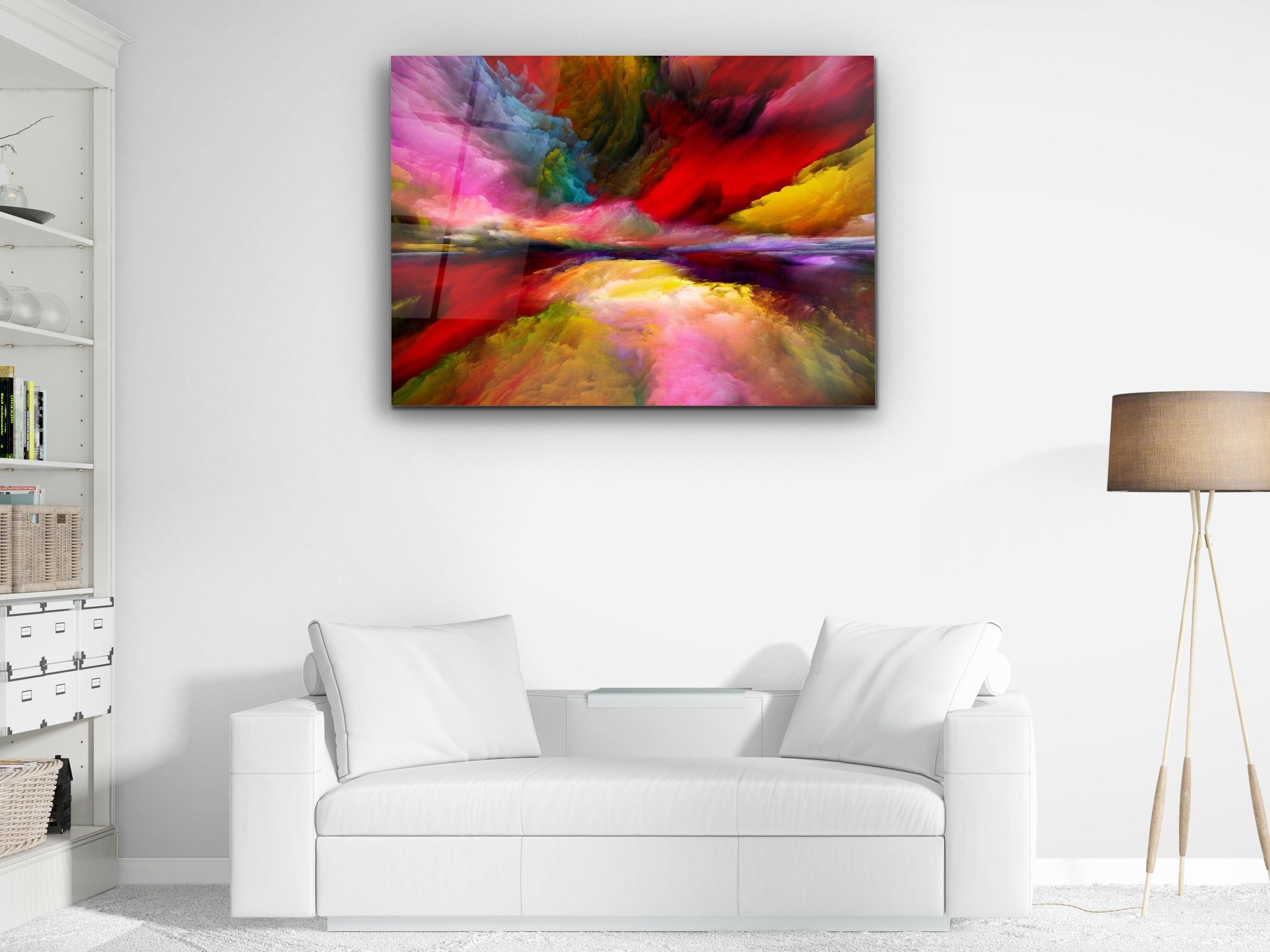 ・"Unlimited Colors Of Heaven"・Glass Wall Art