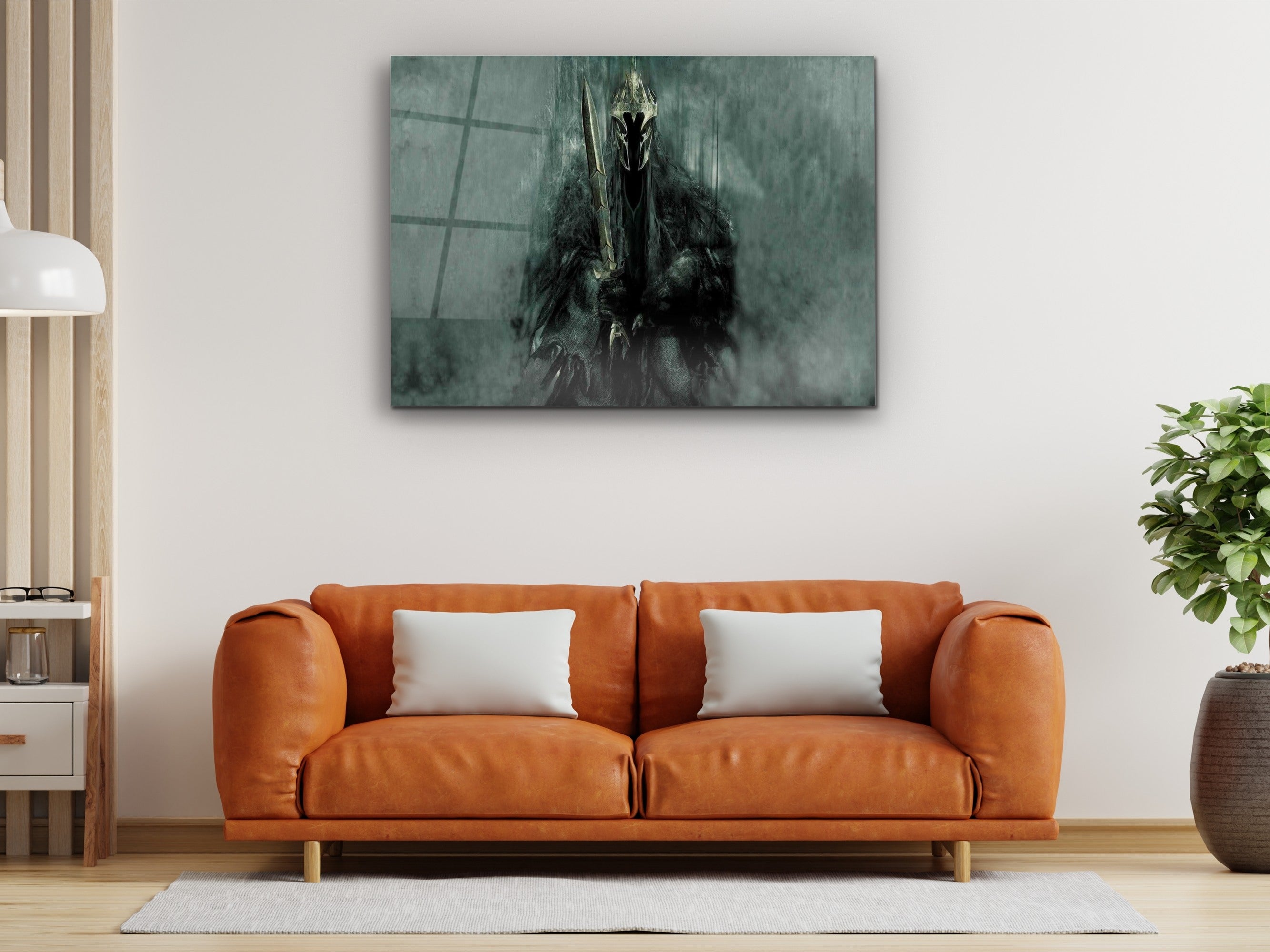 ・"Witch King has arrived"・Glass Wall Art