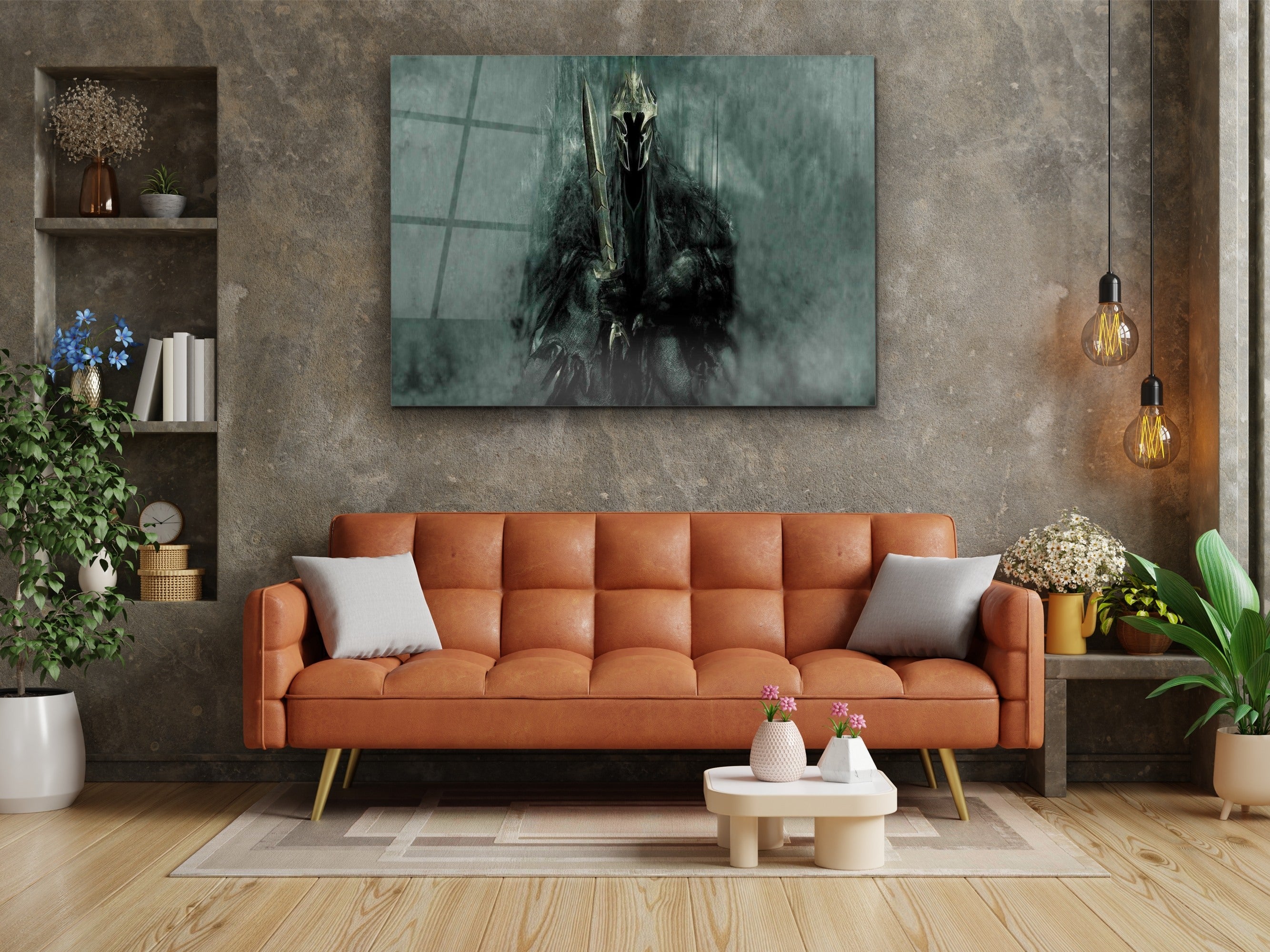 ・"Witch King has arrived"・Glass Wall Art