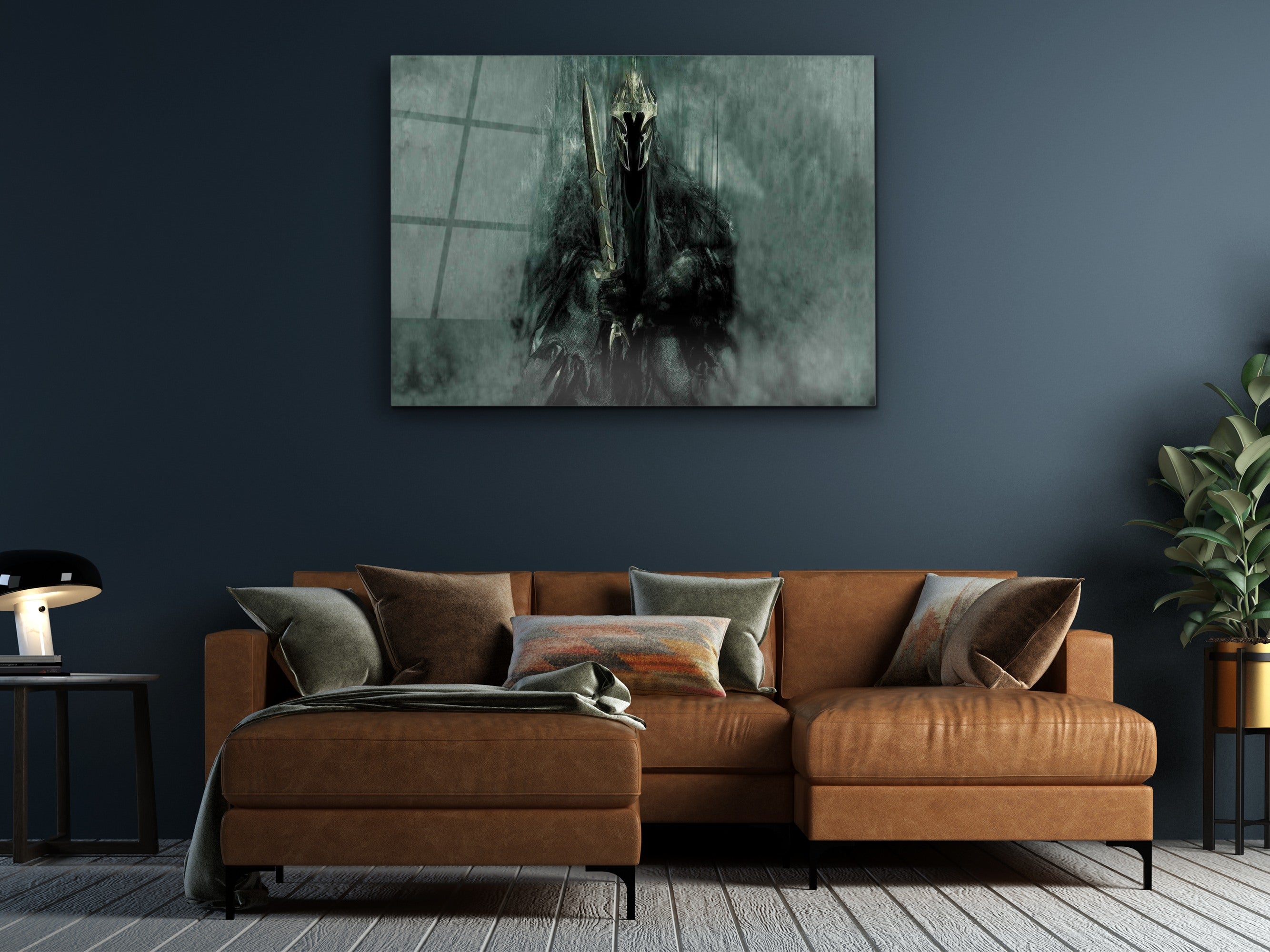 ・"Witch King has arrived"・Glass Wall Art