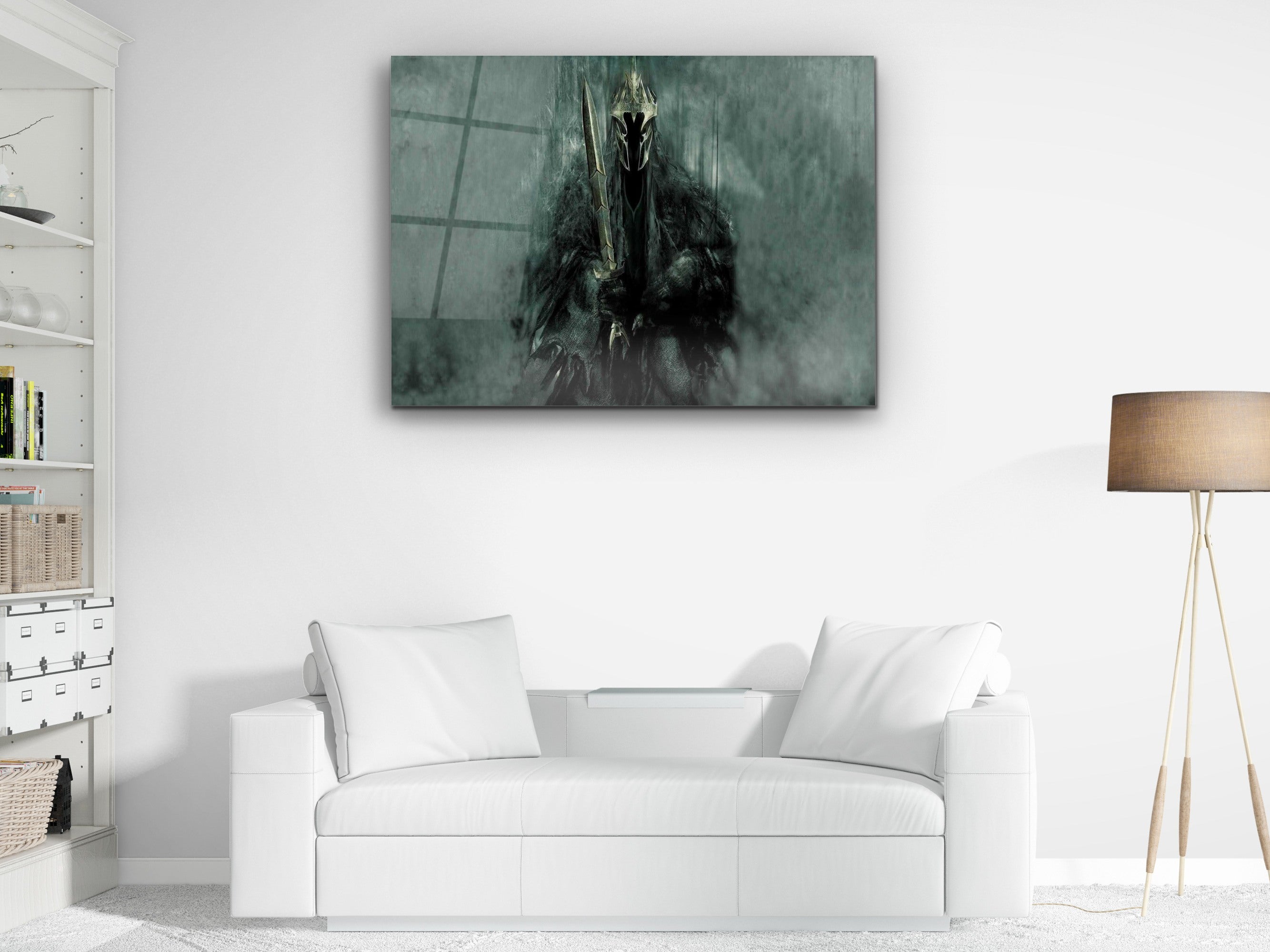 ・"Witch King has arrived"・Glass Wall Art