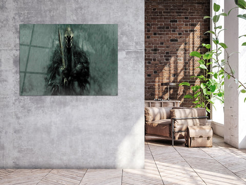 ・"Witch King has arrived"・Glass Wall Art