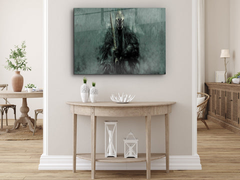 ・"Witch King has arrived"・Glass Wall Art