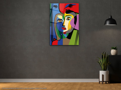 Abstract Design V3 - Glass Wall Art