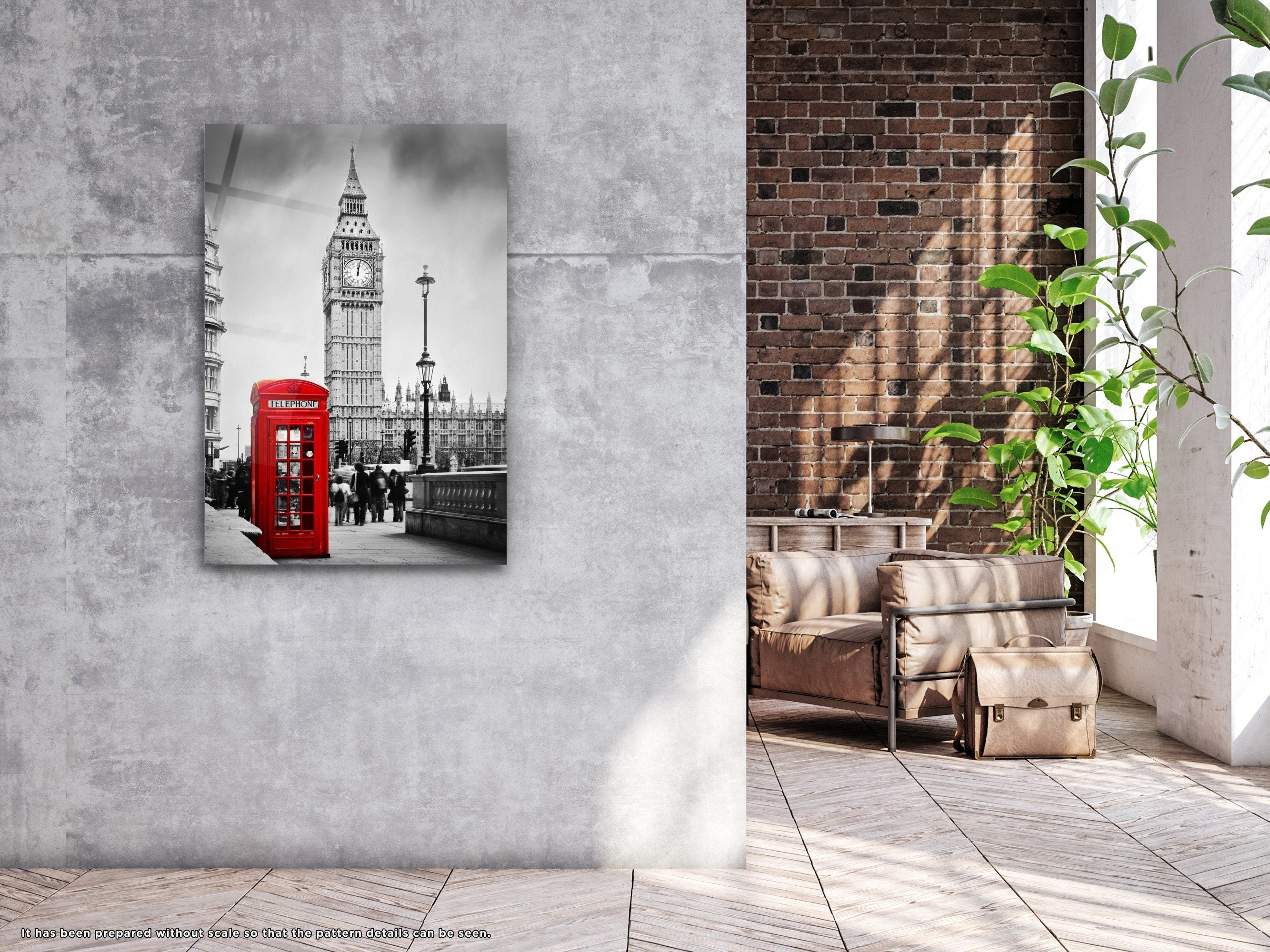 London - Glass Wall Art