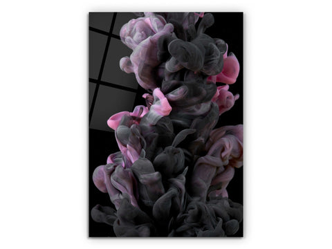 Smoke Explosion - Glass Wall Art