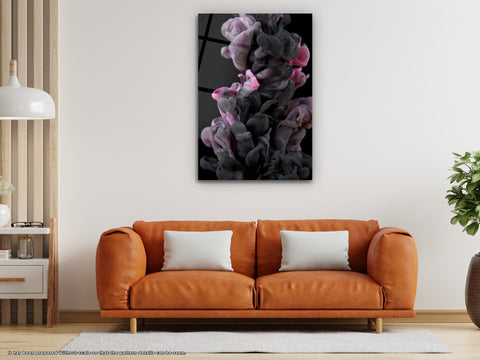 Smoke Explosion - Glass Wall Art