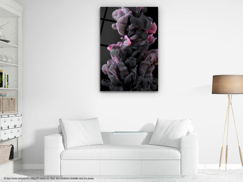 Smoke Explosion - Glass Wall Art