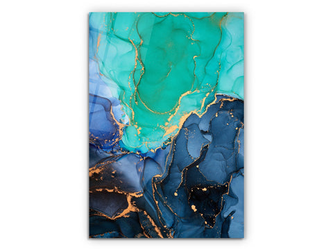 Marble Design V2 - Glass Wall Art
