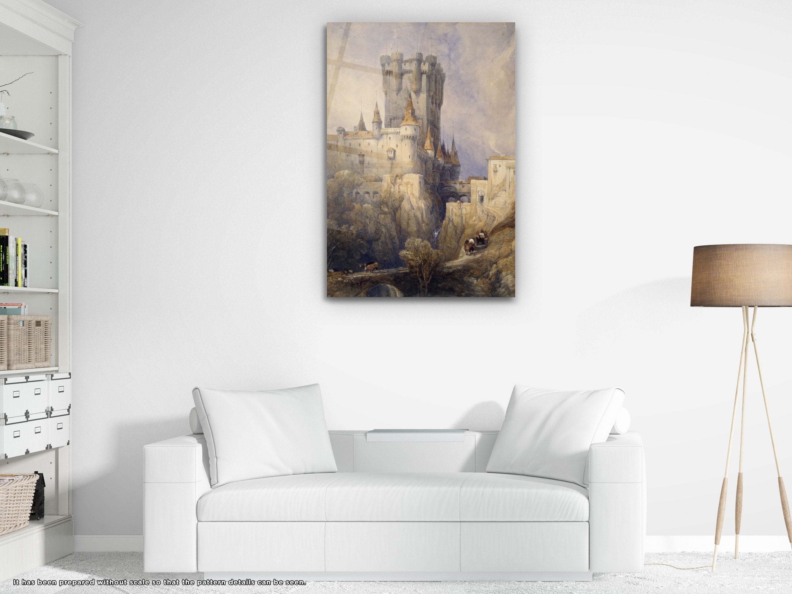 Historical Castle - Glass Wall Art