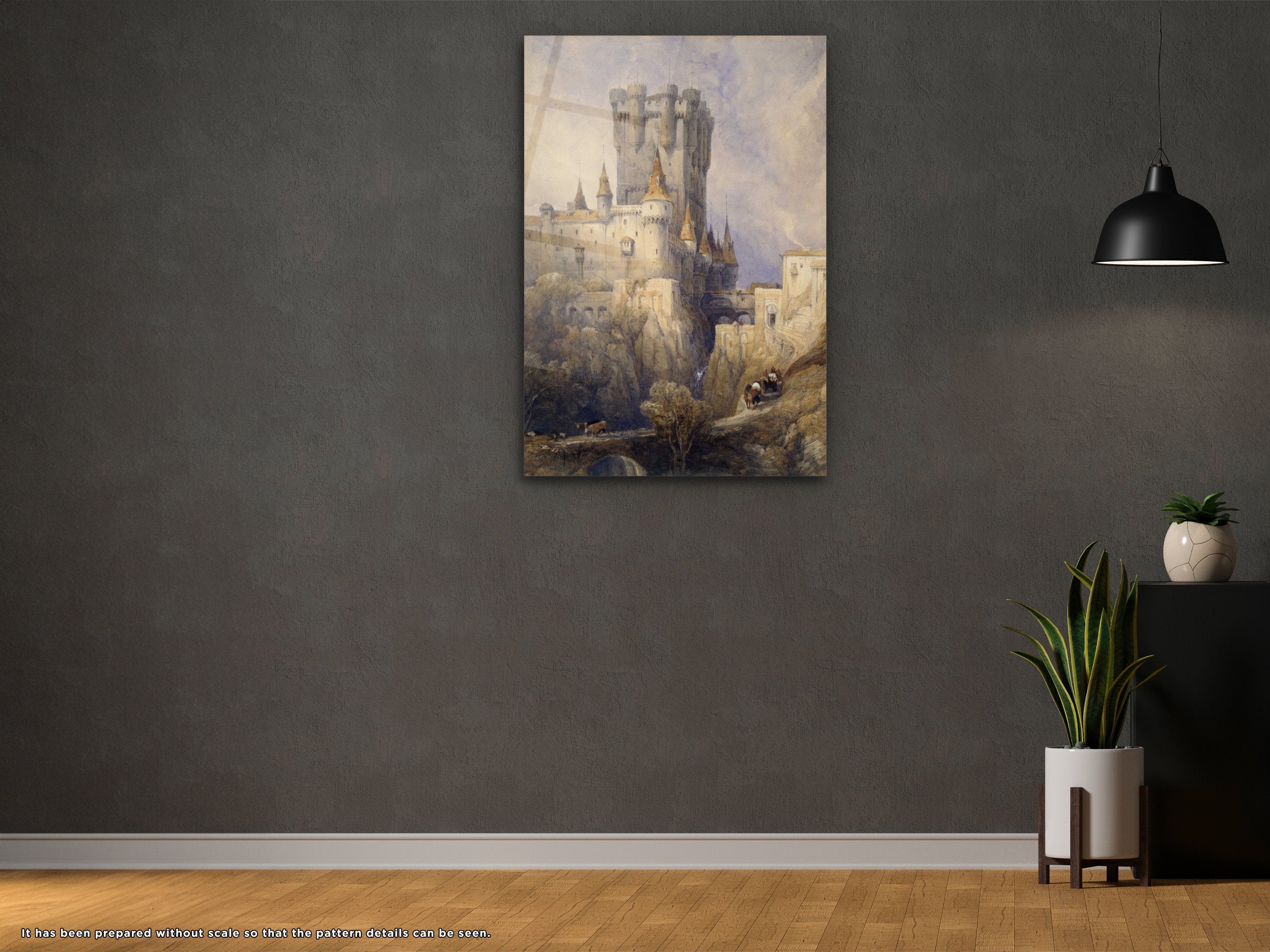 Historical Castle - Glass Wall Art