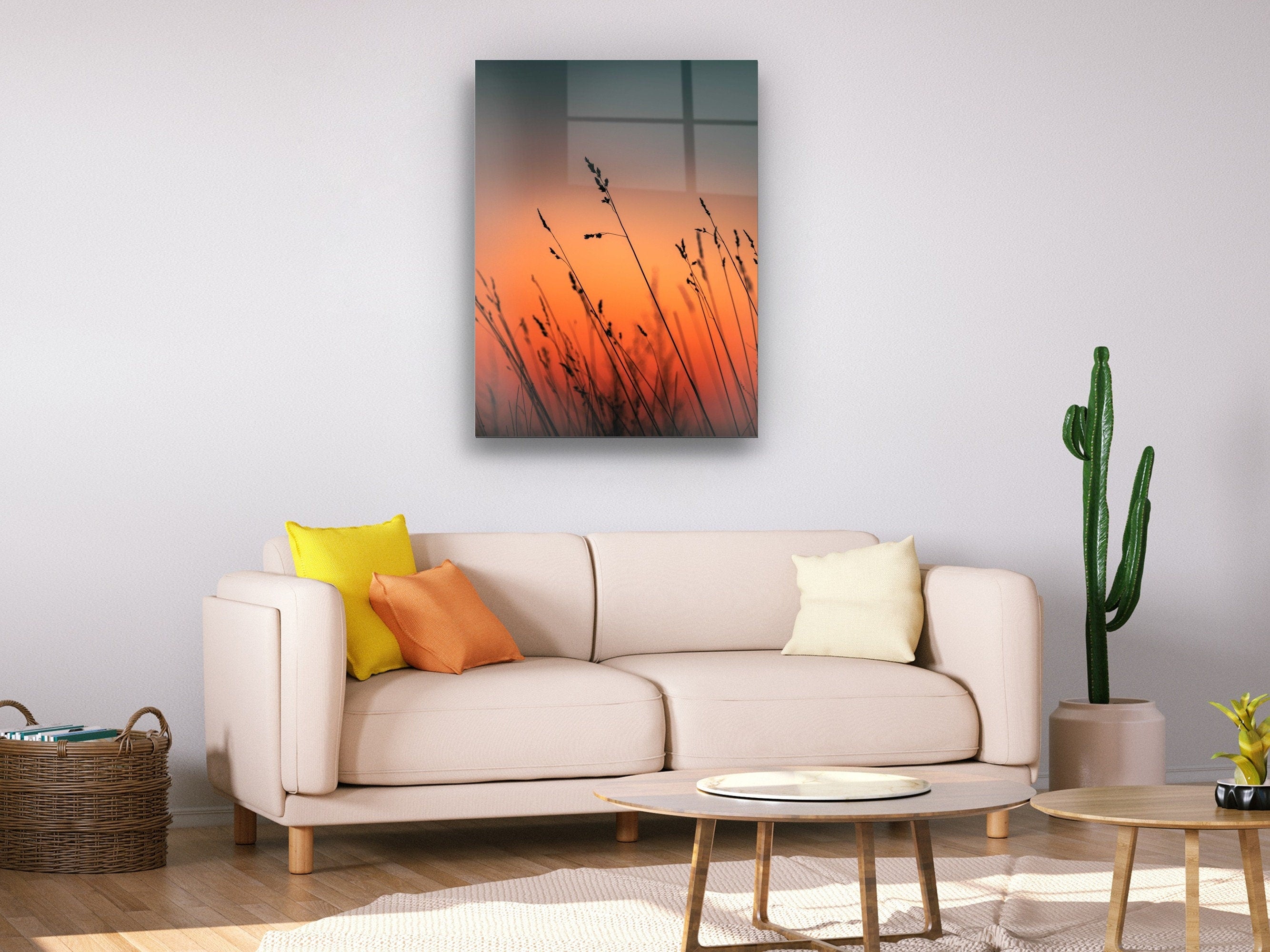 Warm Nature - Glass Wall Art