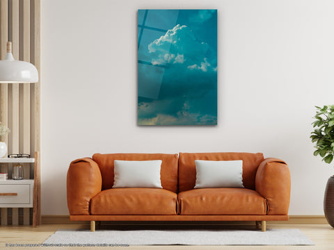 Clouds - Glass Wall Art