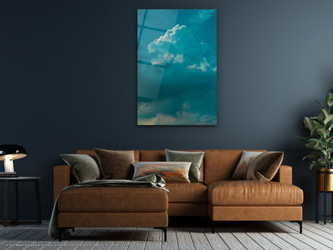Clouds - Glass Wall Art